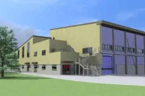 Computer-generated image of the new Interserve plant