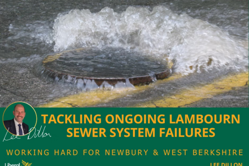 Ongoing sewage issues in Lambourn