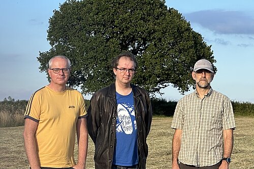 Cllrs Jon Lean, Tristan Clark and David Goodwin