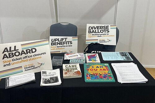 A table full of LDDA resources