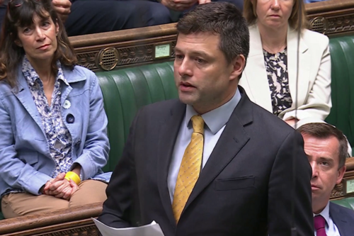 chris in parliament