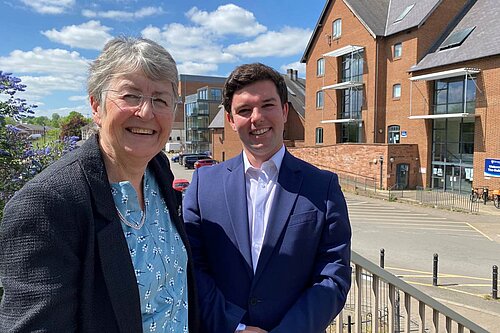 Councillors Heather Kidd and Alex Wagner