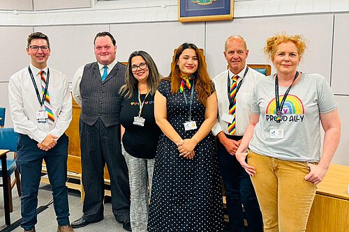 Councillors supporting Pride