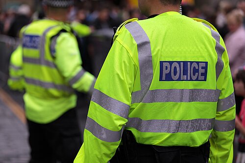 A picture of police officers.