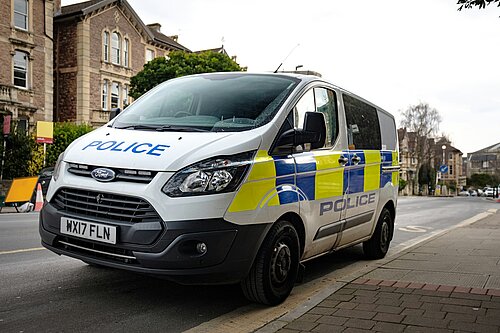 A police van