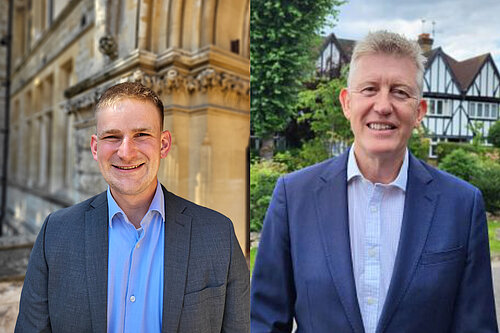 Cllrs Adam Keenan and Jonathan Oxley