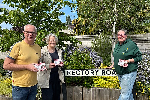 Jon Lean, Claire Young and Kate Andrews