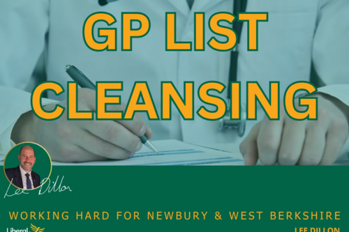 Lee Dillon MP raises concerns over unexplained rise in GP list cleansing