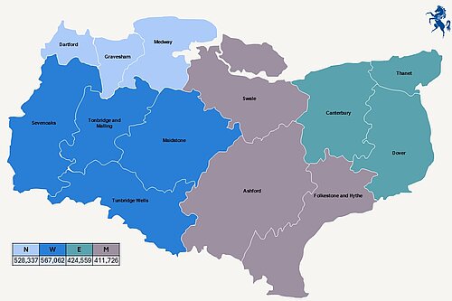 Option 4B: Kent 4 Unitary Council option
