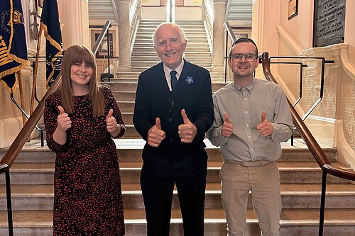 East Marsh Liberal Democrat councillors campaigning inside North East Lincolnshire Council 