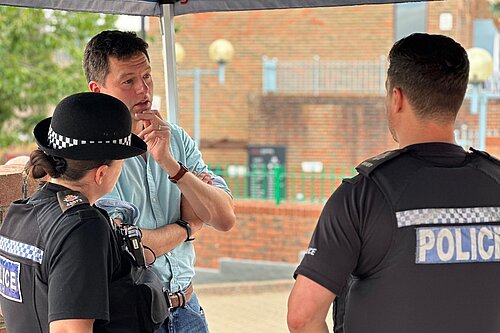 chris and police
