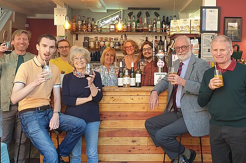 Lib Dems in a pub