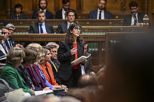 Manuela in the chamber