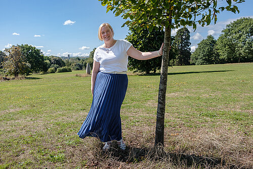 Zöe Franklin, Liberal Democrat MP for Guildford photographed by Wendy G Davies at Bellfield’s Green, Guildford for The 40% Project by the Royal Photographic Society Women in Photography Group. Image credit: © Wendy G Davies
