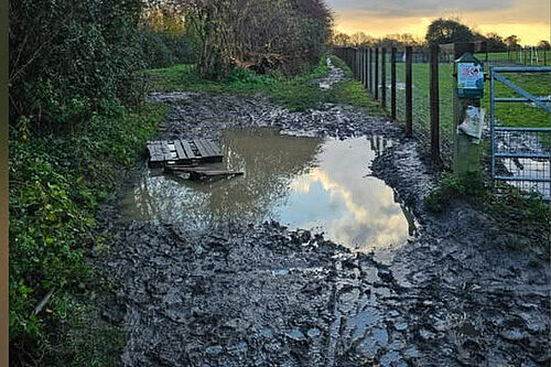 Mudbath at Wicor Copse
