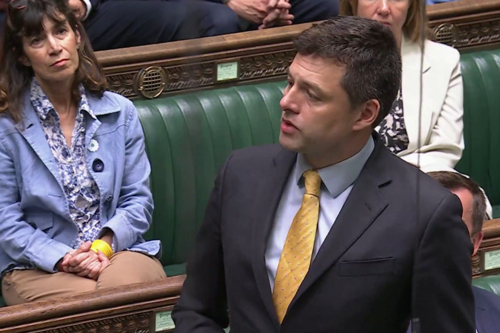 Chris in Parliament