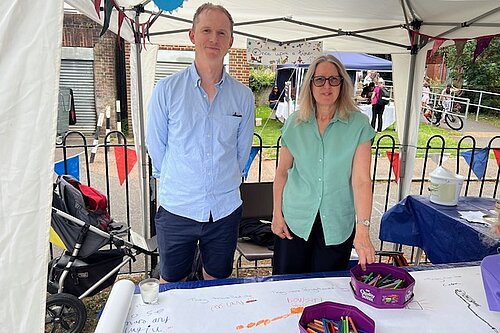 Councillors at Wallington Music Festival