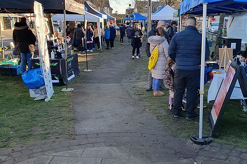 Themed market in Thatcham