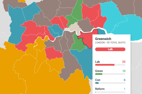 2026 local election results around London