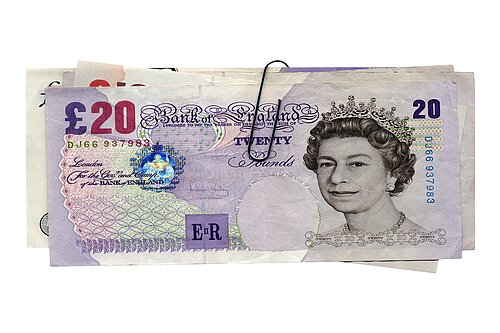 A bundle of money notes.