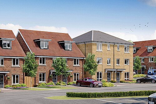 New build houses in Ascot